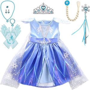 Lito Angels Deguisement Robe Reine des Neiges 2 Princesse Elsa